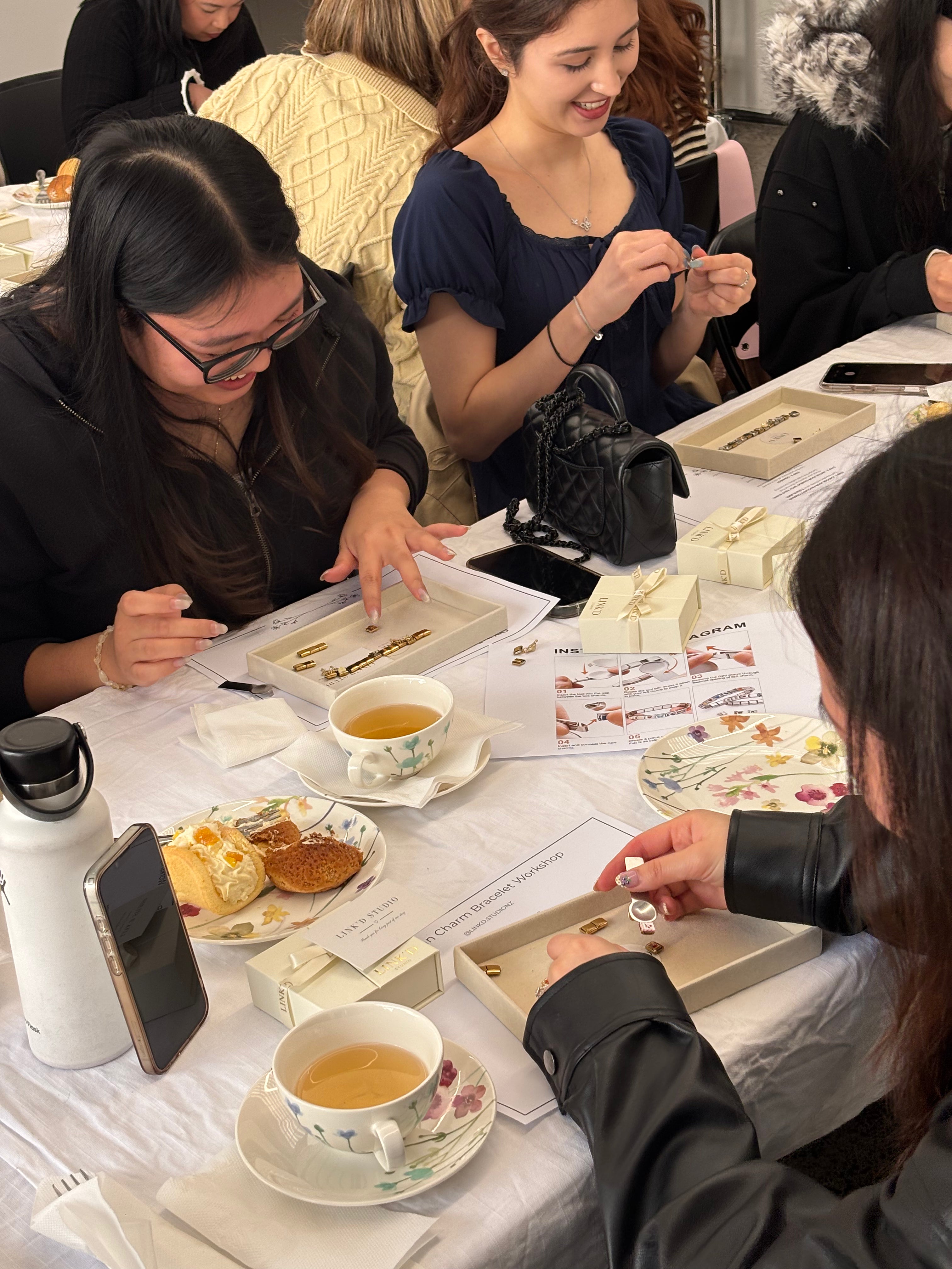 Italian Charm Bracelet Workshop - Make, Sip and Connect ✨📍Auckland