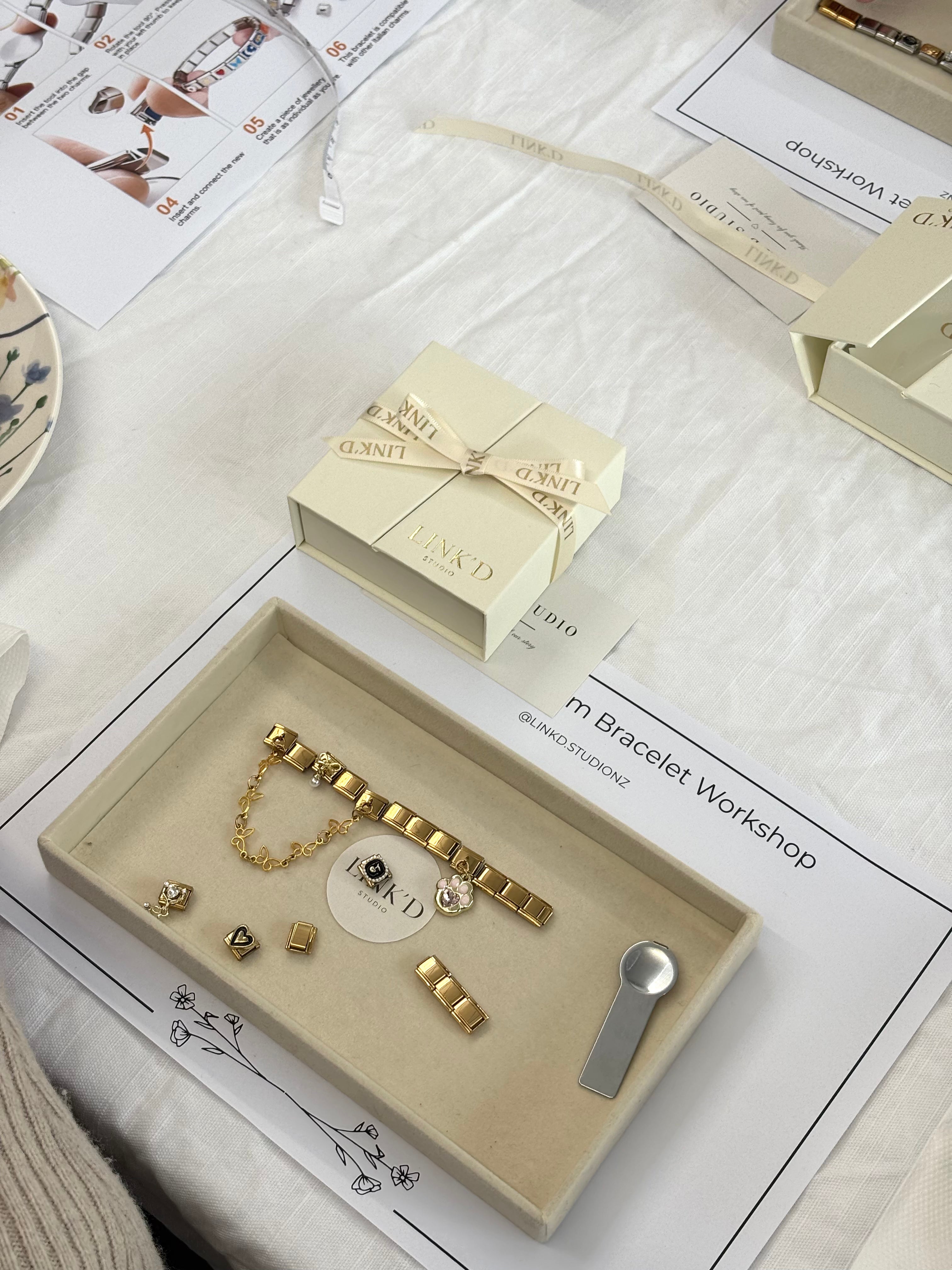 Italian Charm Bracelet Workshop - Make, Sip and Connect ✨📍Auckland