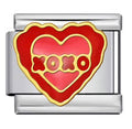 XOXO Heart Classic Charm